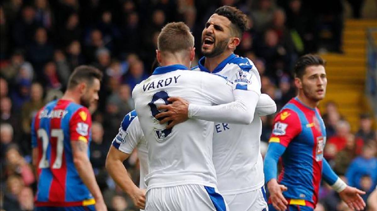 Mahrez volvió a marcar con el Leicester City ante el Crystal Palace