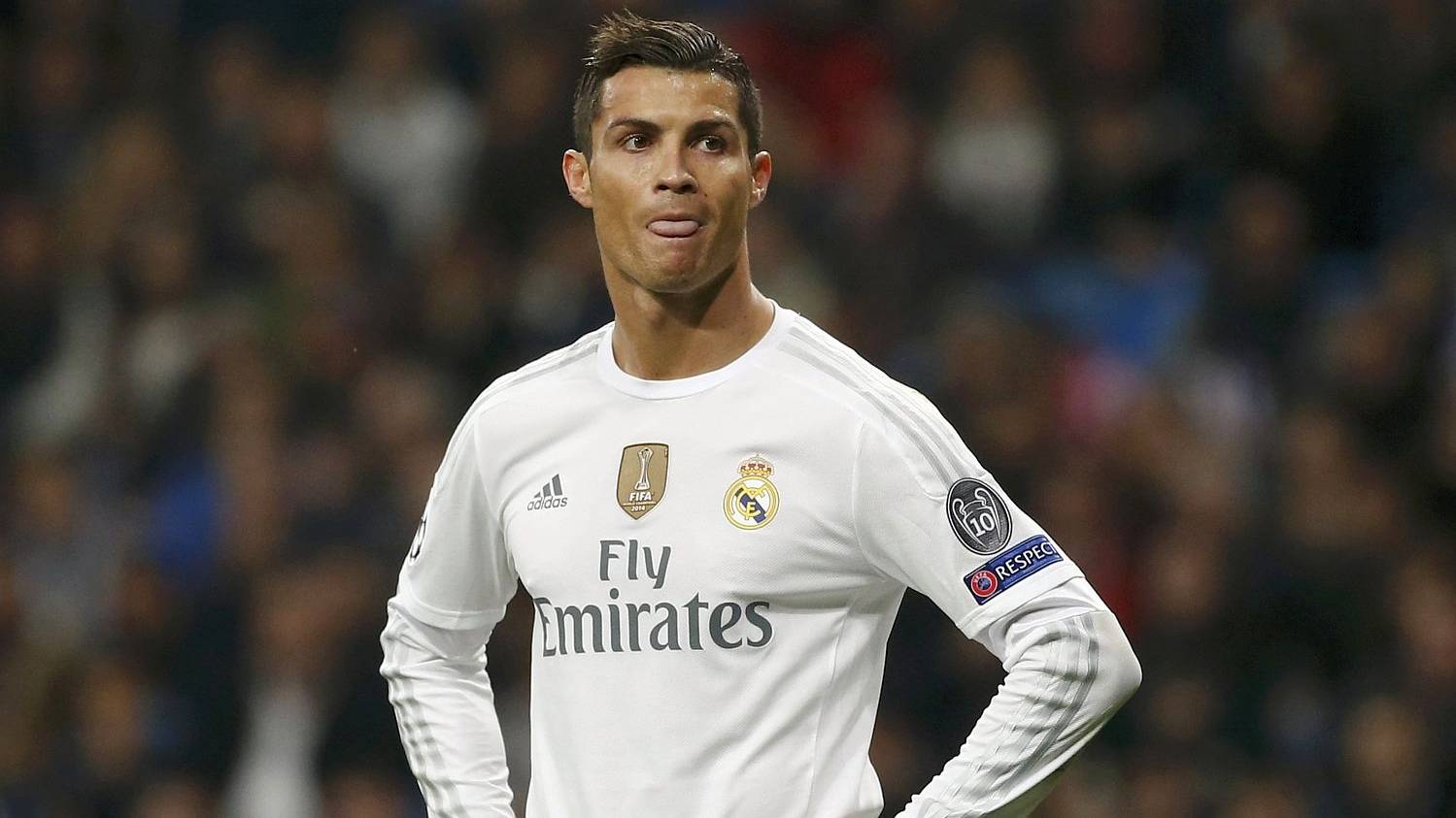 Cristiano Ronaldo, en un partido de la presente temporada