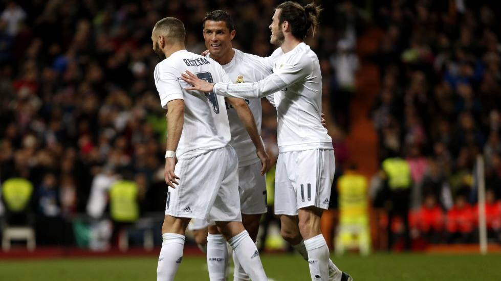 La "BBC" goleó al Real Madrid en el Bernabéu