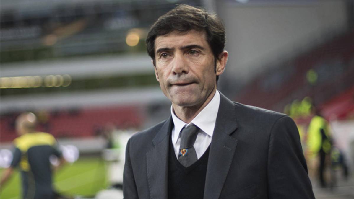 Marcelino criticised to the referee after the Villarreal-FC Barcelona of this 2015-2016