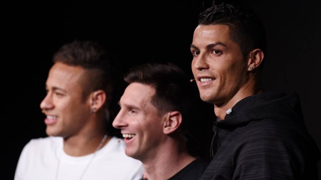 The secrets in the gala of the Balloon of Gold 2015 between Neymar and Cristiano Ronaldo