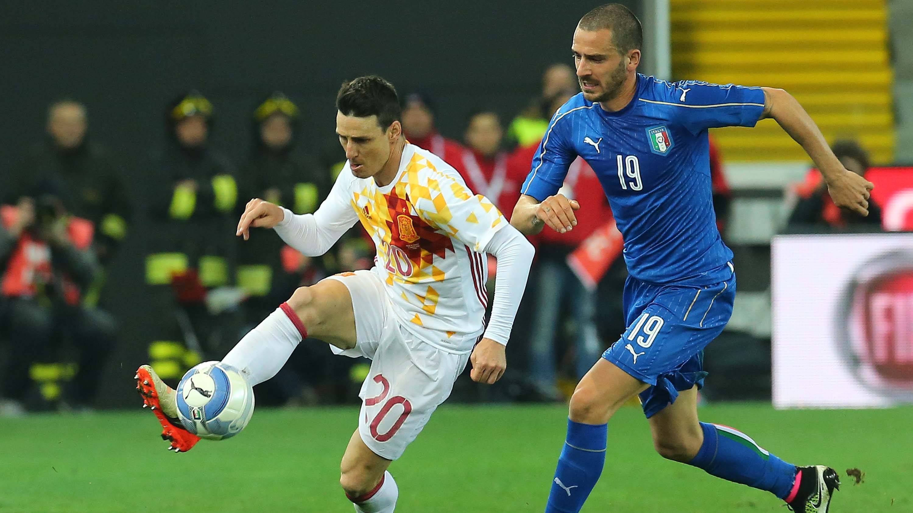 Aduriz Was the goleador of Spain against Italy