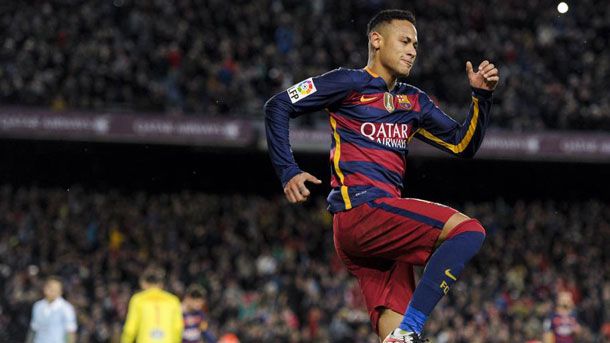 The Brazilian forward so only marked one of the six goals of the barça