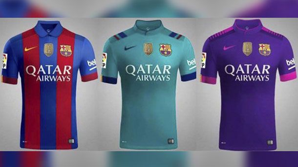 The fc barcelona will dress a first equipación very traditional