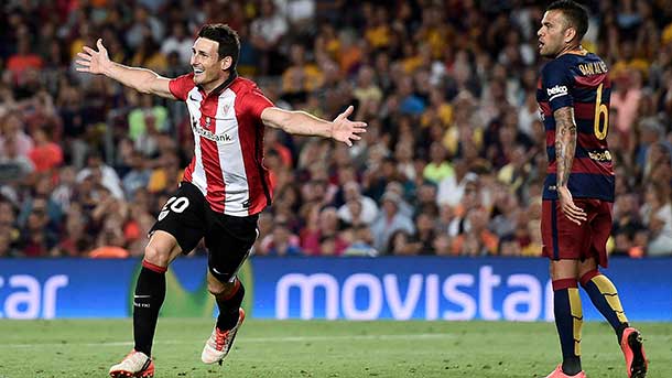 The forward of the athletic of bilbao did him four goals to the fc barcelona in the final of the supercopa of españa