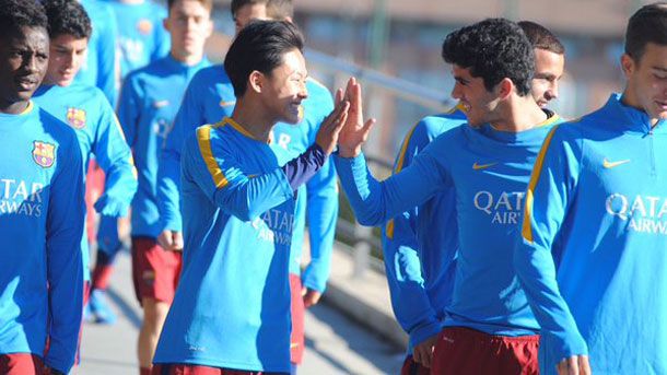 The Korean forward of the fc barcelona is impatient for triumphing