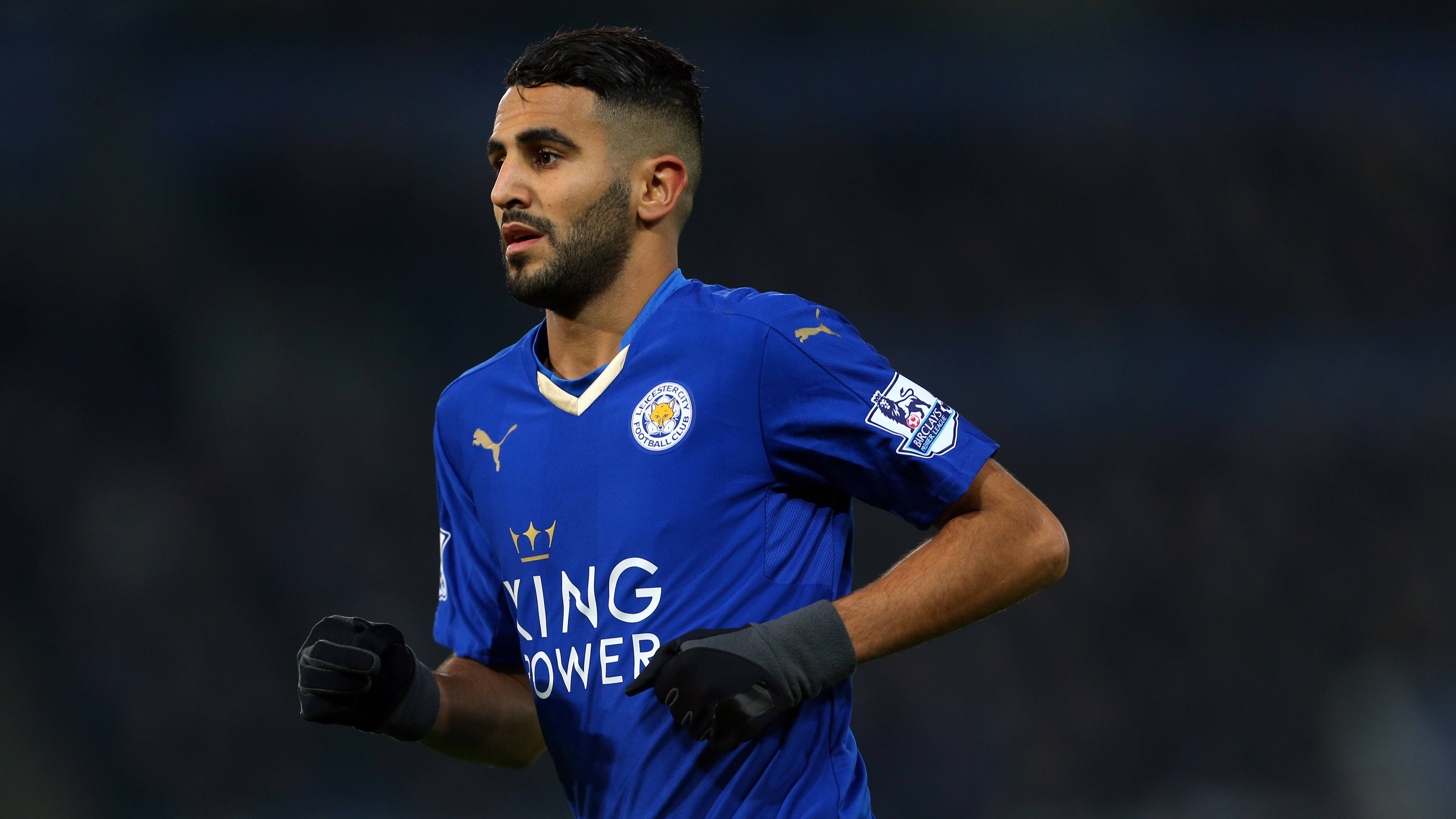 Riyad Mahrez, in a party of this season with the Leicester