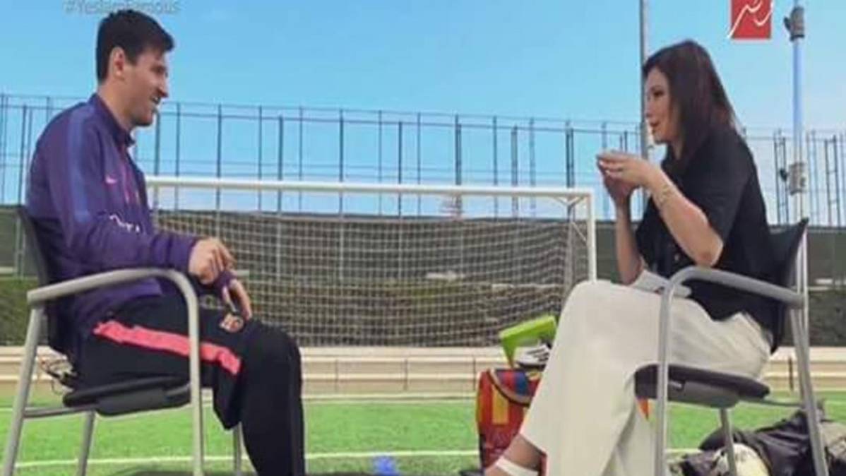 Leo Messi realizó una entrevista para un canal egipcio