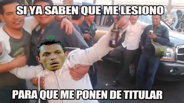 Adriano, vermaelen ,sergi roberto and mathieu are the victims of the memes of the málaga fc barcelona of league bbva 2015 2016