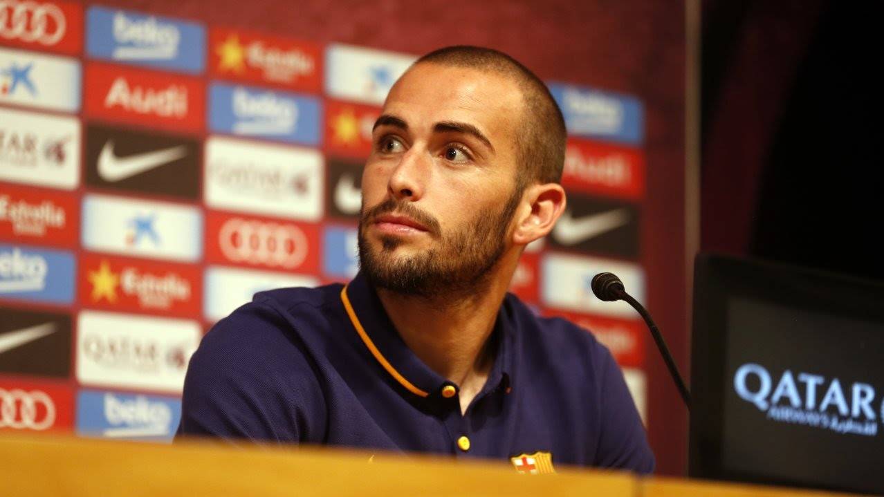 Aleix Vidal, appearing in press conference