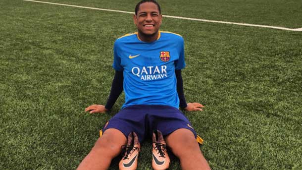 The leading youngster of the barça b finds  at present in brasil