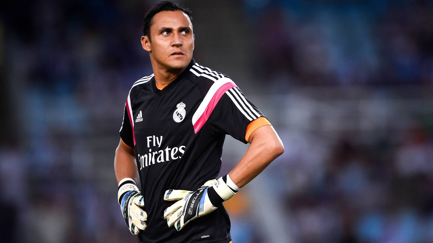 Keylor Navas, in an image of archive