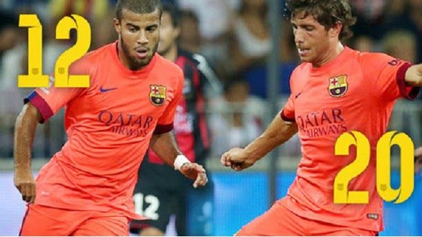 Rafinha llevará el dorsal «12» y Sergi Roberto el «20»