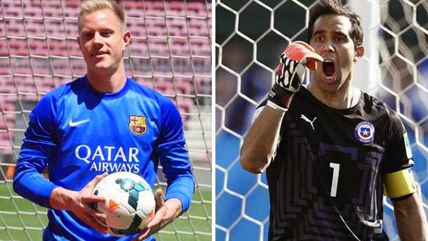 Ter Stegen jugará la Champions y Claudio Bravo la Liga