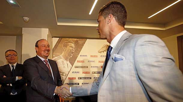 Los ‘piropos’ de Benítez a Cristiano por la Bota de Oro