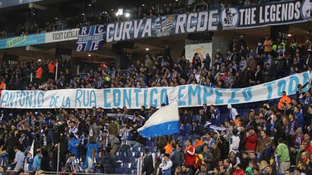 La LFP denuncia las pancartas del Espanyol-FC Barcelona