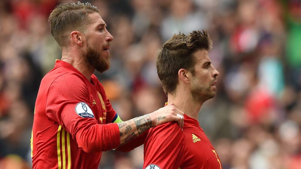 La curiosa celebración de Piqué tras marcar con España
