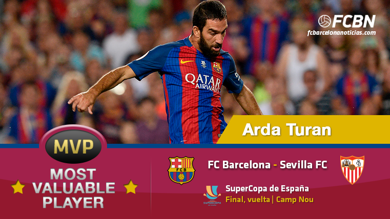 Arda Turan, el MVP del FC Barcelona-Sevilla FC