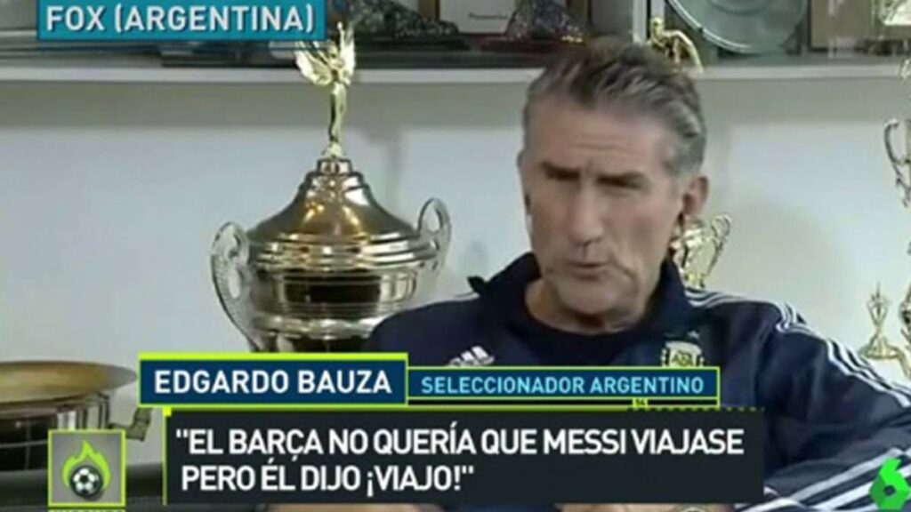 Bauza informa de la charla Messi-Barça por su lesión