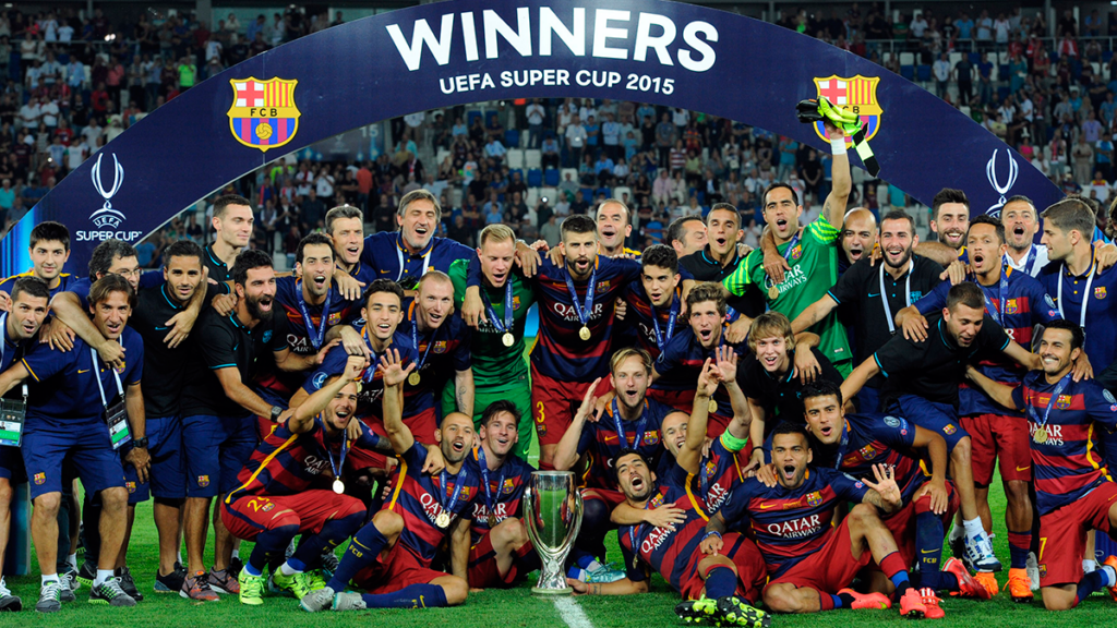 El Barça sigue siendo el club con más Supercopas de Europa