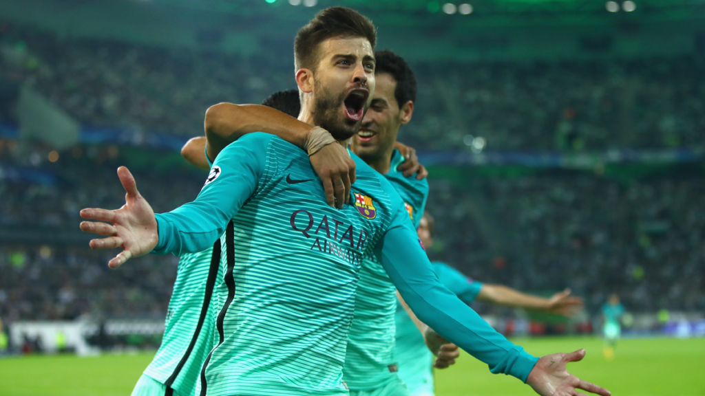 Piqué se convirtió en el héroe del Barça en el Borussia Park