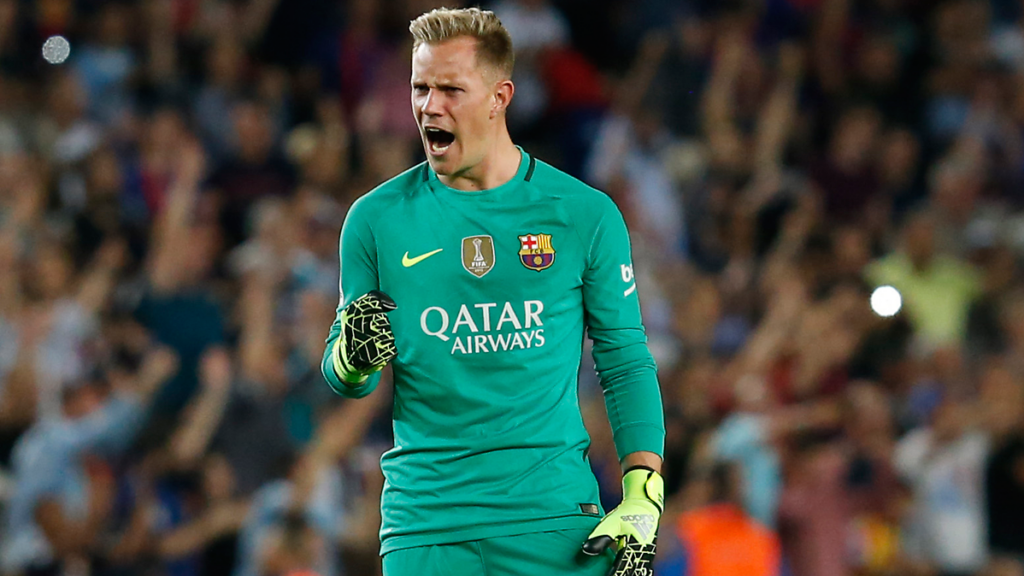 A Ter Stegen ya le ven renovando contrato con el Barça