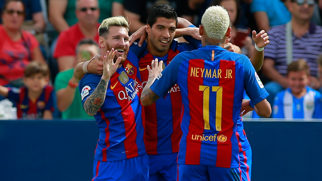 Neymar Jr se apuntó a la «fiesta» del Barça en Leganés