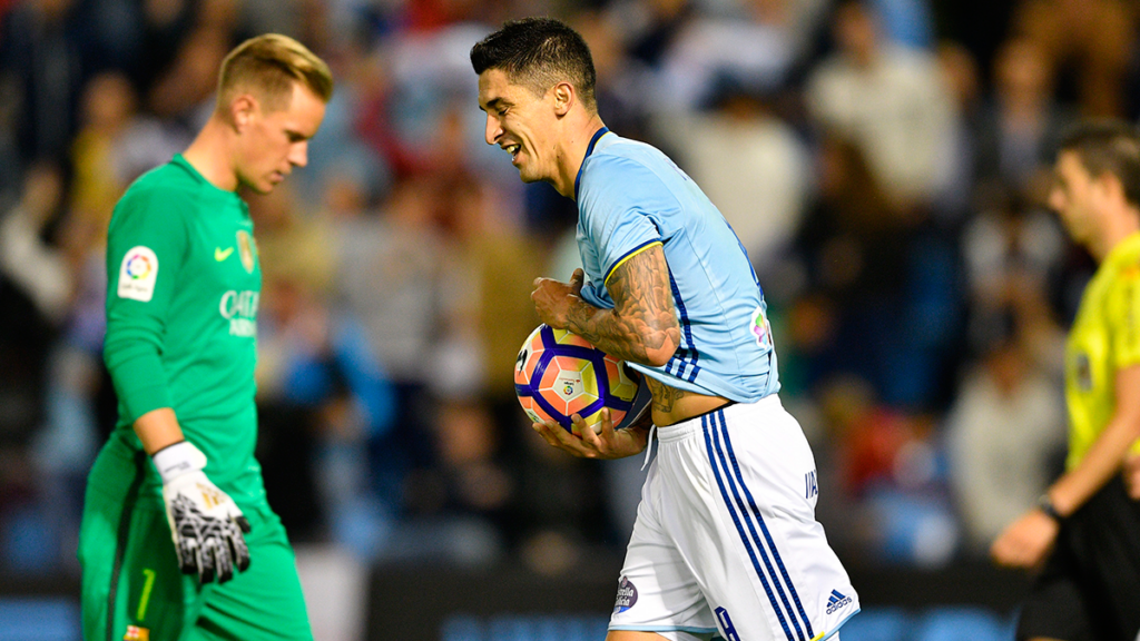 Ter Stegen esta vez fue demonio en Balaídos