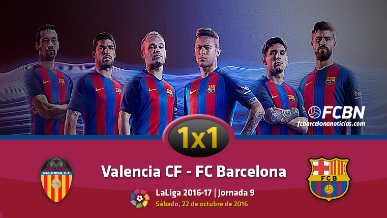 El 1×1 del FC Barcelona frente al Valencia CF