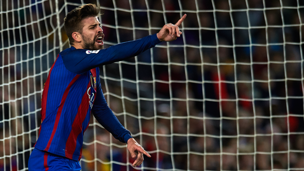 La exuberancia de Gerard Piqué, patente en Celtic Park