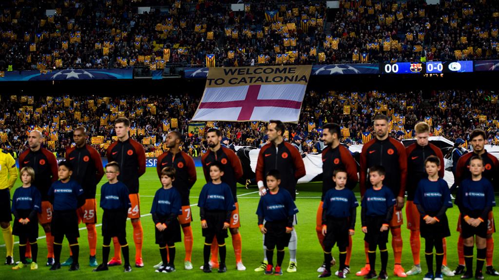El Barça defendió ante el TAS la exhibición de estelades