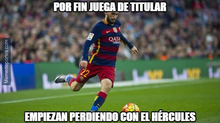 Estos son los mejores «memes» del Hércules-Barcelona