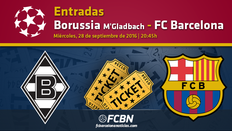 Entradas FC Barcelona vs Borussia M´Gladbach – Champions League