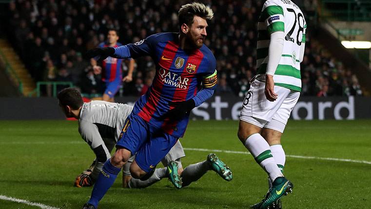 Ante el Gladbach, la noche de los récords de Leo Messi