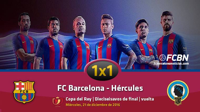 Este es el 1×1 del FC Barcelona frente al Hércules (Copa)