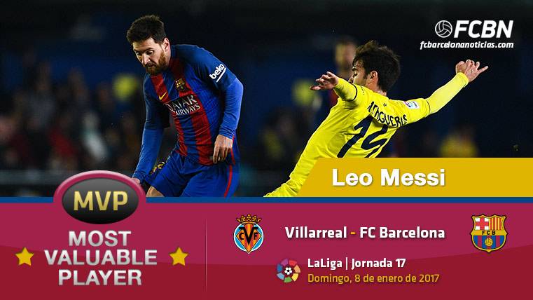 Leo Messi, el «MVP» del Villarreal-FC Barcelona