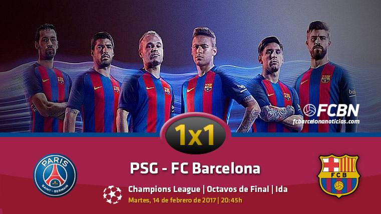 El 1×1 del Barcelona frente al PSG (Ida 1/8 Champions)