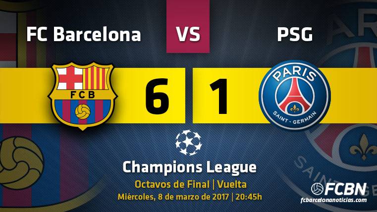 ¡Lo consiguieron! El Barça hace historia y remonta el 4-0 al PSG