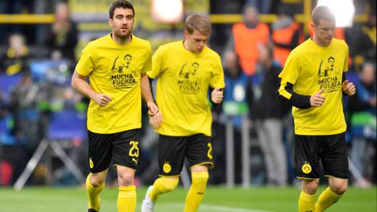 Precioso gesto del Borussia Dortmund (y Bürki) con Bartra