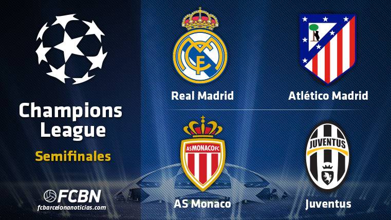 Estas son las semifinales de la Champions League 2016-2017