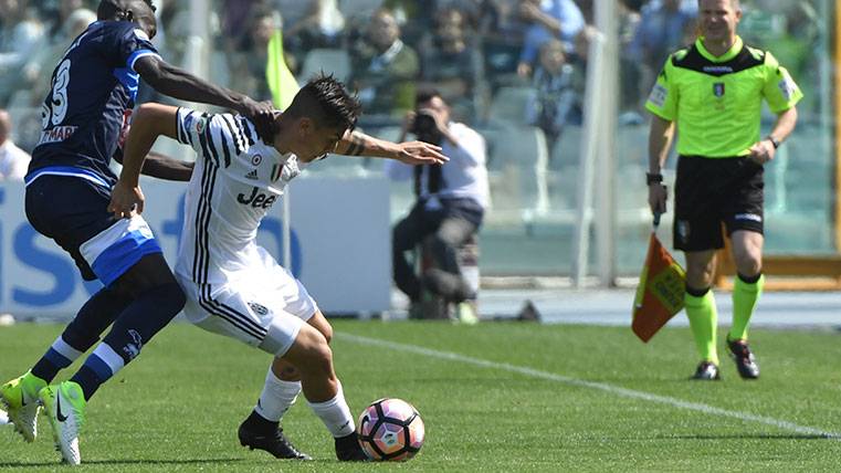 ¡Paulo Dybala se retiró lesionado del Pescara-Juventus!