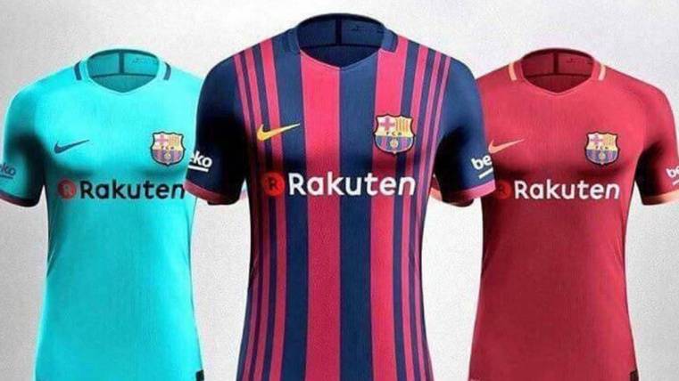 Las camisetas del FC Barcelona para la próxima temporada