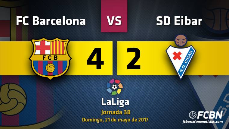 El Barcelona cierra la Liga con una remontada sin premio