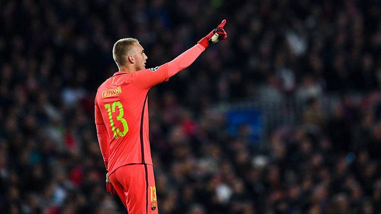 Cillessen vuelve a la portería del Barça tras tres meses