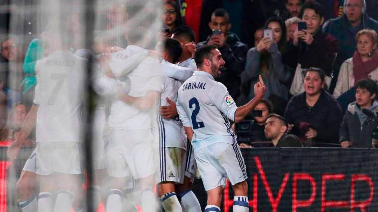Dani Carvajal, de la peineta al Camp Nou a insultar a Piqué