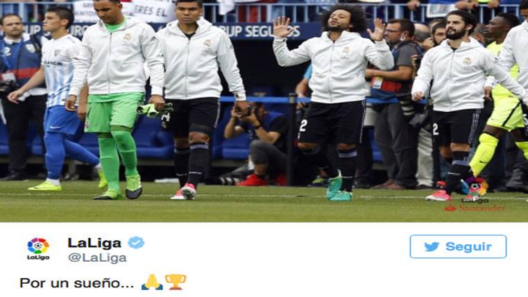 Quejas de la afición por los «tweets» merengues de LaLiga