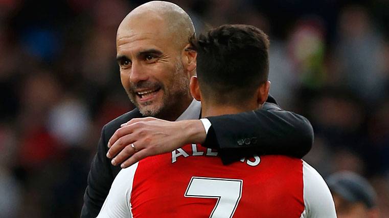 Alexis Sánchez y Pep Guardiola, ¿juntos en Manchester?
