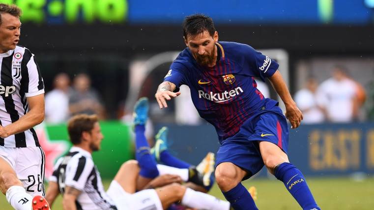 Leo Messi ha vuelto de vacaciones como una moto