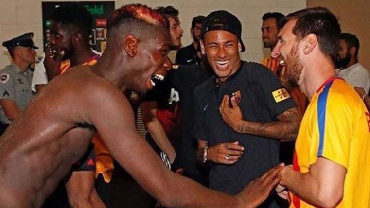 Messi, Pogba y Neymar, tan ‘amigos’ tras el Barça-United