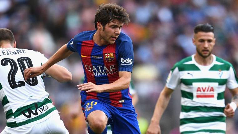 Sergi Roberto podría no jugar el Clásico de este sábado